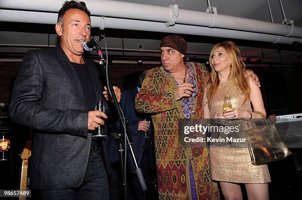 Exclusive* Bruce Springsteen, Steven Van Zandt and Maureen Van Zandt attend The Kristen Ann Carr Fund's annual fundraiser "A Night to Remember" Gala...