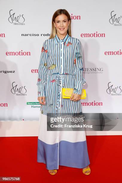 Wolke Hegenbarth attends the Emotion Award at Curiohaus on June 28, 2018 in Hamburg, Germany.