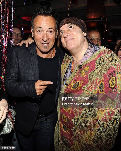 Exclusive* Bruce Springsteen and Steven Van Zandt attend The Kristen Ann Carr Fund's annual fundraiser "A Night to Remember" Gala honoring Maureen...