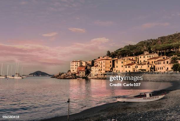 elba island - portoferraio stock pictures, royalty-free photos & images