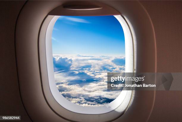 plain view - plane window stock pictures, royalty-free photos & images