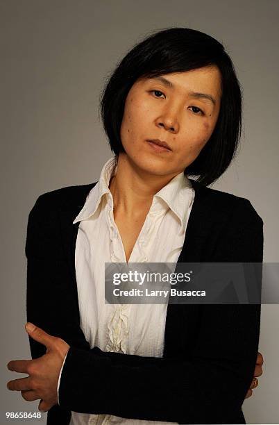 Director Park Chan-ok from the film "Paju" attends the Tribeca Film Festival 2010 portrait studio at the FilmMaker Industry Press Center on April 25,...