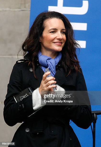 Kristin Davis attends the 7th Annual Fitness Magazine Women's Half-Marathon in Central Park on April 25, 2010 in New York City.