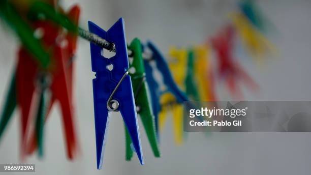 pinzas - clothes peg stock pictures, royalty-free photos & images