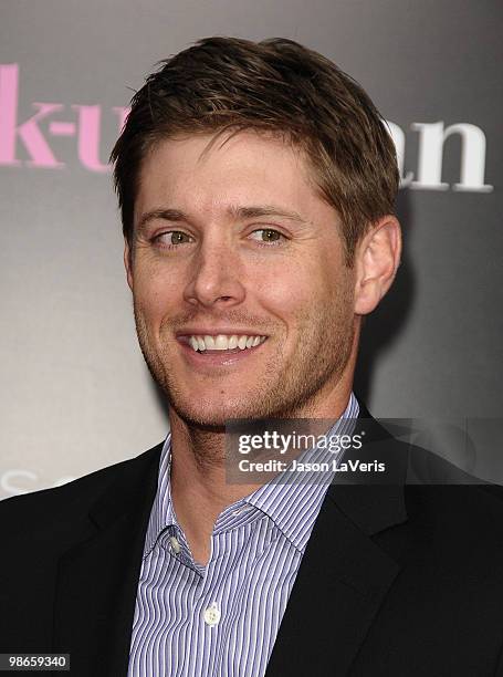 Actor Jensen Ackles attends the premiere of "The Back-Up Plan" at Regency Village Theatre on April 21, 2010 in Westwood, California.