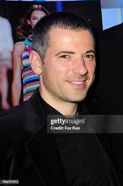 Actor Bruno Putzulu attends the Rezidor Hotels and Resorts Launch Party at Maison Blanche Restaurant Club l on March 25, 2010 in Paris, France.