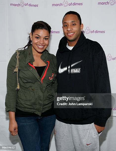 Jordin Sparks and Steve Smith attend the 2010 March of Dimes March for Babies on April 25, 2010 in New York City.