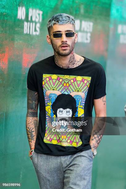 Zayn Malik is seen in NoHo on June 28, 2018 in New York City.