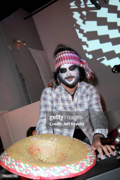 Rami Jaffee performs at The Fonogenic Party at Fonogenic Studios on April 24, 2010 in Van Nuys, California.