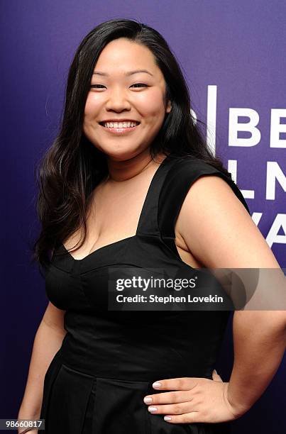 Actress Jee Young Han attend the premiere of "Meet Monica Velour" during the 2010 Tribeca Film Festival at the School of Visual Arts Theater on April...