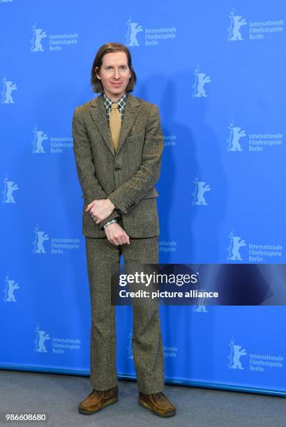 February, Germany, Berlin: Berlinale, photo call 'Isle of Dogs': director Wes Anderson. The film runs in competition at the 68th International Berlin...