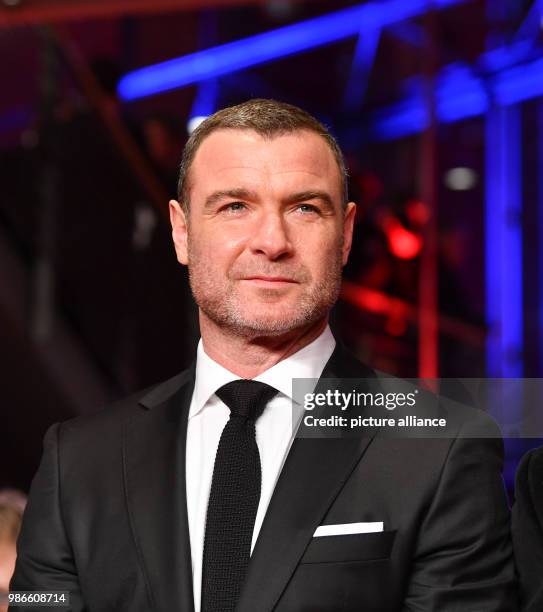 February 2018, Berlin: Berlinale, Opening, 'Isle of Dogs': Actor Liev Schreiber Photo: Jens Kalaene/dpa