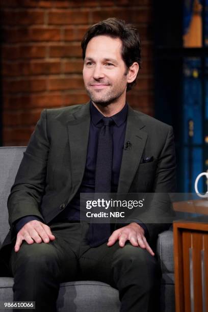 Episode 705 -- Pictured: Actor Paul Rudd during an interview on June 28, 2018 --