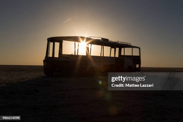 magic bus of tunisia - magic bus stock pictures, royalty-free photos & images