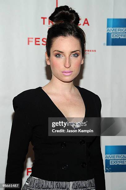 Actress Zoe Lister-Jones attends the premiere of "William Vincent" during the 2010 Tribeca Film Festival at Clearview Chelsea Cinemas on April 25,...