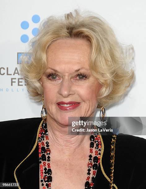 Actress Tippi Hedren attends the 2010 TCM Classic Film Festival opening night gala and premiere of "A Star is Born" at Grauman's Chinese Theatre on...