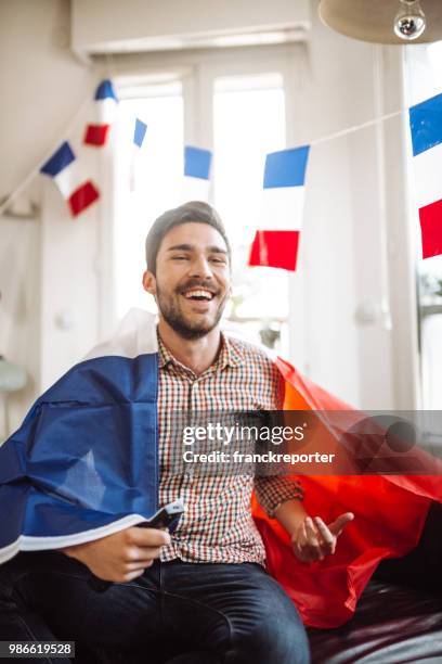 we made goal - france supporter stock pictures, royalty-free photos & images