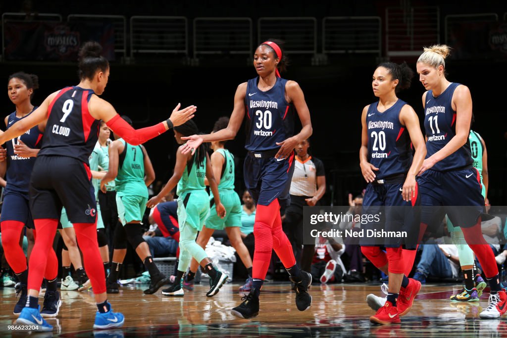 New York Liberty v Washington Mystics