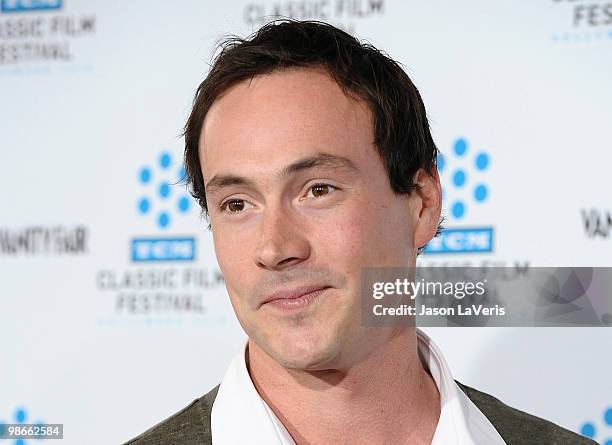 Actor Chris Klein attends the 2010 TCM Classic Film Festival opening night gala and premiere of "A Star is Born" at Grauman's Chinese Theatre on...