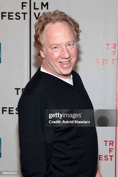 Actor Timothy Busfield attends the premiere of "The Infidel" during the 2010 Tribeca Film Festival at Village East Cinemas on April 25, 2010 in New...