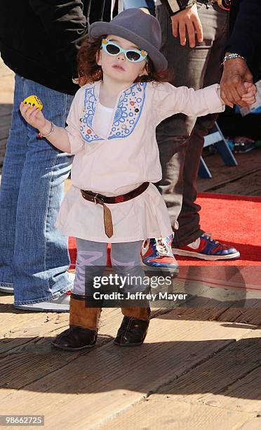 Musician Shooter Jennings and actress Drea de Mateo's daughter Alabama Gypsy Rose attends the Make-A-Wish Foundation's Day of Fun hosted by Kevin &...