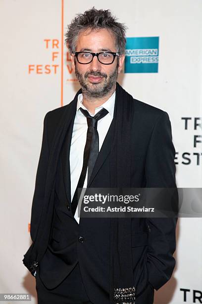 Writer David Baddiel attends the premiere of "The Infidel" during the 2010 Tribeca Film Festival at Village East Cinemas on April 25, 2010 in New...