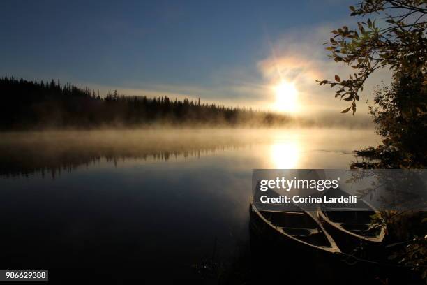 morning mood at the thakini river - lardelli stock-fotos und bilder