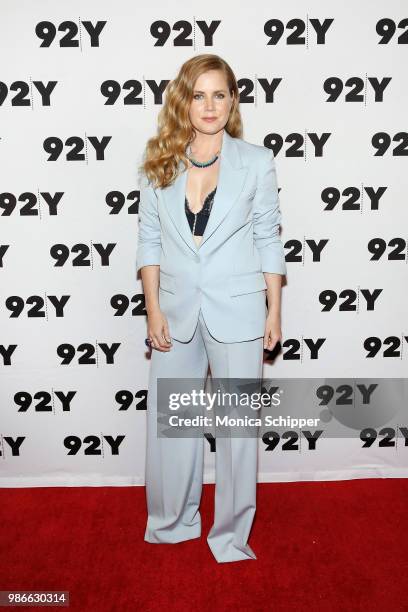 Actress and executive producer Amy Adams attends HBO's "Sharp Objects" New York Screening And Conversation at 92nd Street Y on June 28, 2018 in New...