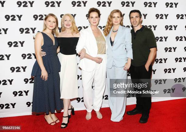 Actors Eliza Scanlen, Patricia Clarkson, Elizabeth Perkins, Amy Adams and Chris Messina attend HBO's "Sharp Objects" New York Screening And...