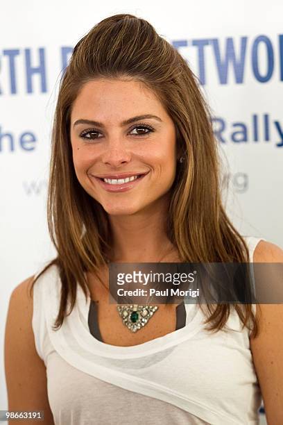 Maria Menounos attends The 2010 Earth Day Climate Rally at the National Mall on April 25, 2010 in Washington, DC.