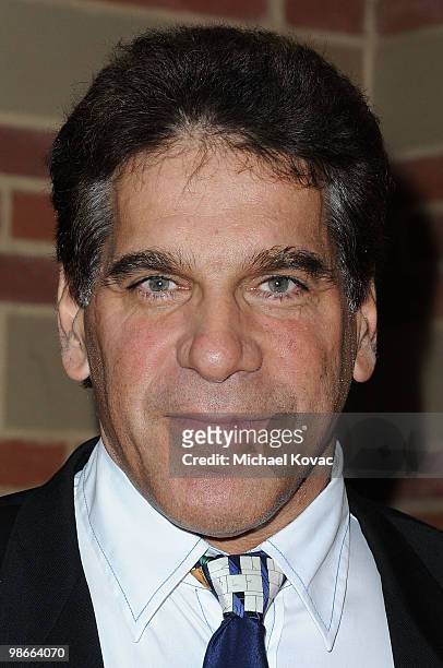 Actor Lou Ferrigno arrives at the gala celebrating legendary director Reza Badiyi on his 80th birthday at Royce Hall on the UCLA Campus on April 25,...