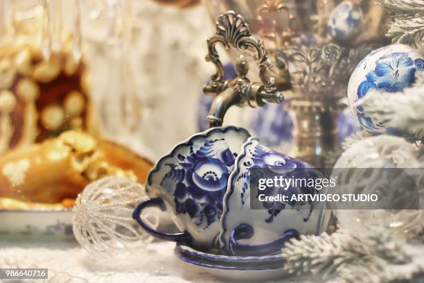 a cup of tea please... - boulangerie vitrine stock pictures, royalty-free photos & images