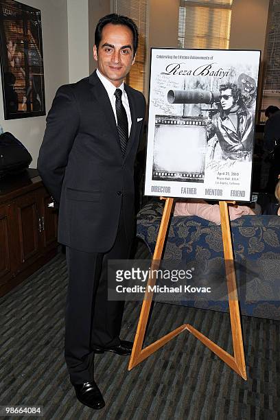 Actor Navid Negahban attends the gala honoring legendary director Reza Badiyi on his 80th birthday at Royce Hall on the UCLA Campus on April 25, 2010...