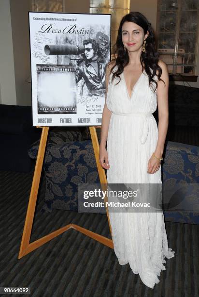 Actress Shiva Rose attends the gala honoring legendary director Reza Badiyi on his 80th birthday at Royce Hall on the UCLA Campus on April 25, 2010...