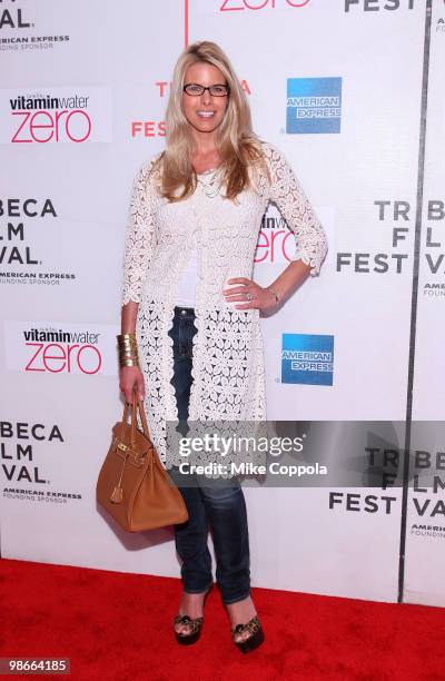 Actress Beth Ostrosky Stern attends the "Last Play at Shea" premiere during the 9th Annual Tribeca Film Festival at the Tribeca Performing Arts...