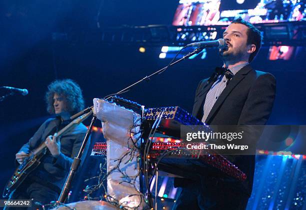 Brandon Flowers of The Killers performs "When You Were Young," "Bones," "Read My Mind" and "A Great Big Sled"