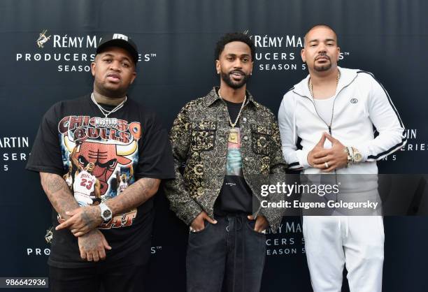 Mustard, Big Sean and DJ Envy attend as Remy Martin Kicks Off Producers Series Season 5 with Big Sean & Mustard in New York City at The Bowery...