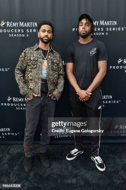 Big Sean attends as Remy Martin Kicks Off Producers Series Season 5 with Big Sean & Mustard in New York City at The Bowery Ballroom on June 28, 2018...