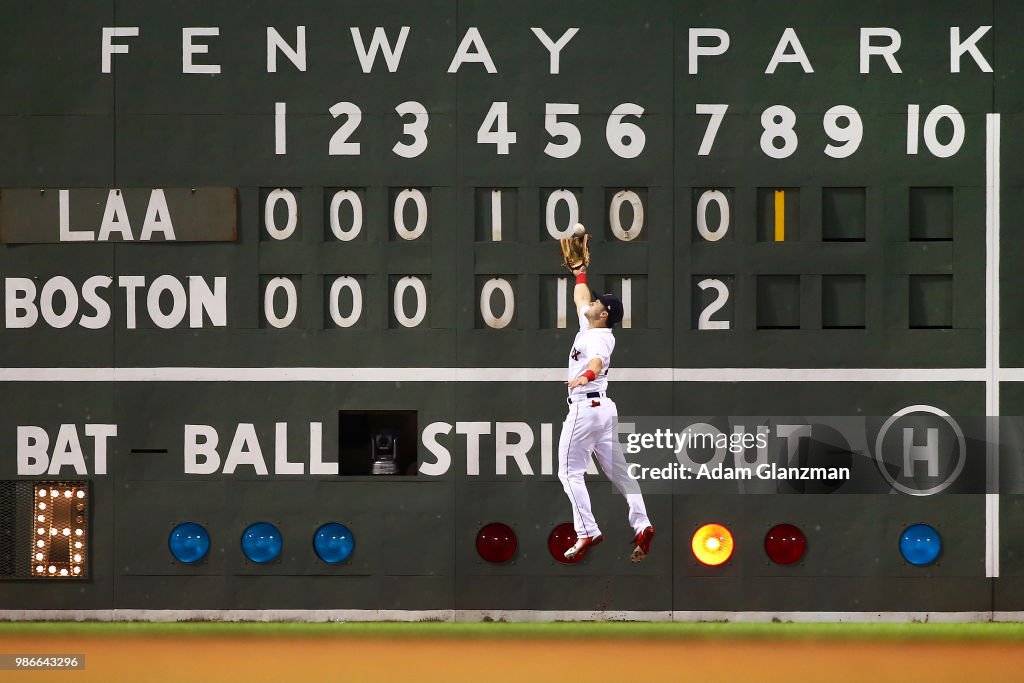 Los Angeles Angels of Anaheim v Boston Red Sox