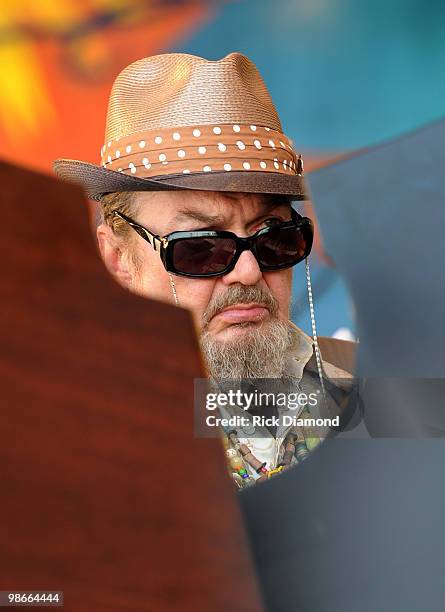 Recording Artist Dr. John performs at the 2010 New Orleans Jazz & Heritage Festival Presented By Shell at the Fair Grounds Race Course on April 25,...