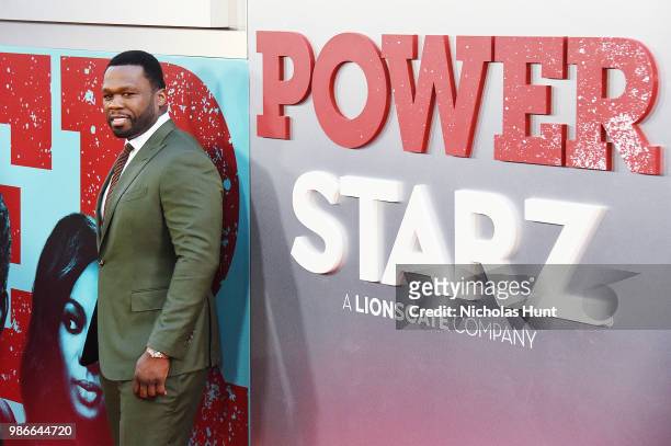 Curtis "50 Cent" Jackson attends the "POWER" Season 5 Premiere at Radio City Music Hall on June 28, 2018 in New York City.