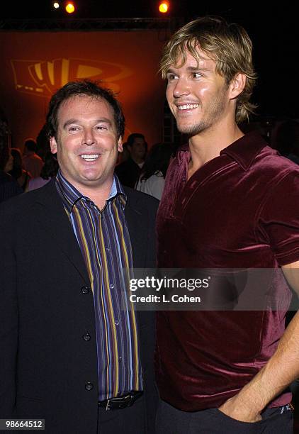 David Janollari, president of Entertainment at WB and Ryan Kwanten