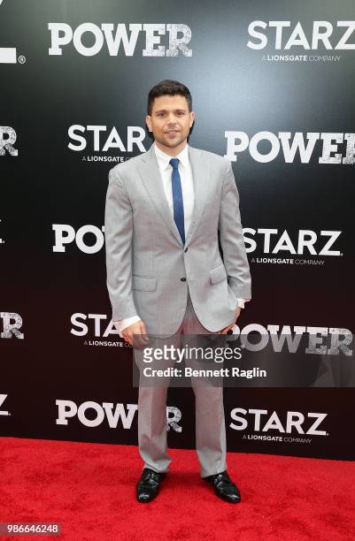 Actor Jerry Ferrara poses for a picture during the "Power" Season 5 premiere at Radio City Music Hall on June 28, 2018 in New York City.