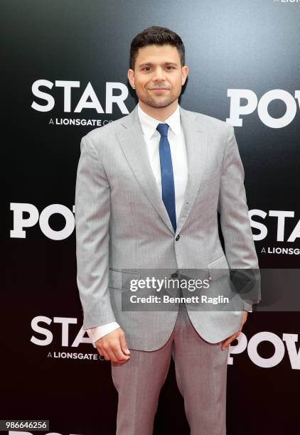Actor Jerry Ferrara poses for a picture during the "Power" Season 5 premiere at Radio City Music Hall on June 28, 2018 in New York City.