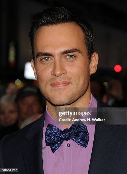 Actor Cheyenne Jackson attends the Broadway Opening of "Promises, Promises" at Broadway Theatre on April 25, 2010 in New York City.