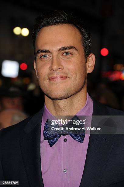 Actor Cheyenne Jackson attends the Broadway Opening of "Promises, Promises" at Broadway Theatre on April 25, 2010 in New York City.