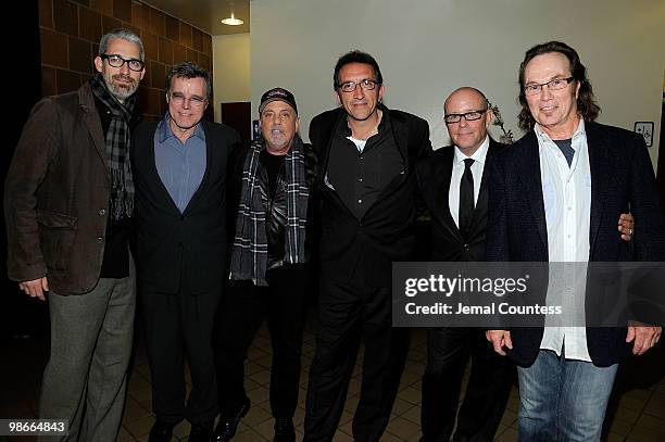 Writer Mark Monroe, producer Nigel Sinclair, musician Billy Joel, director Paul Crowder and producer Steve Cohen and director Jon Small attend the...