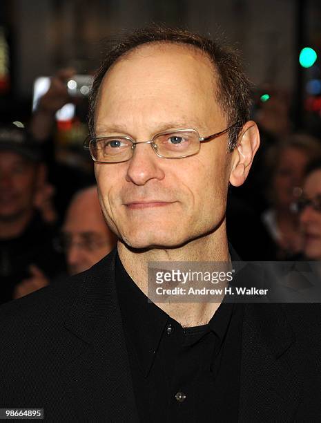 Actor David Hyde Pierce attends the Broadway Opening of "Promises, Promises" at Broadway Theatre on April 25, 2010 in New York City.