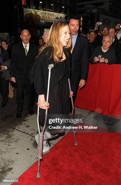 Chelsea Clinton attends the Broadway Opening of "Promises, Promises" at Broadway Theatre on April 25, 2010 in New York City.