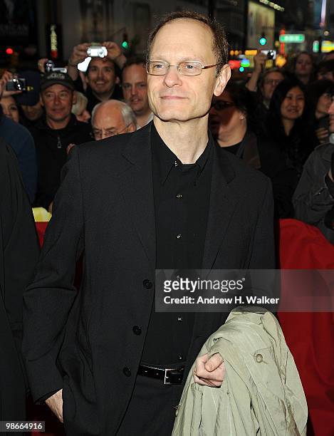 Actor David Hyde Pierce attends the Broadway Opening of "Promises, Promises" at Broadway Theatre on April 25, 2010 in New York City.